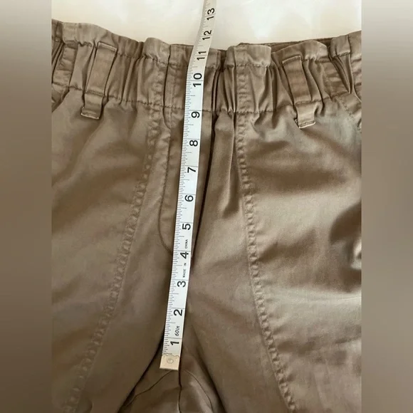 Brunello Cucinelli Belted Elasticized Waist Cargo Pants Vintage Brown Small - Picture 9 of 13